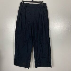 Vince wide leg cotton pull on pant Sz M